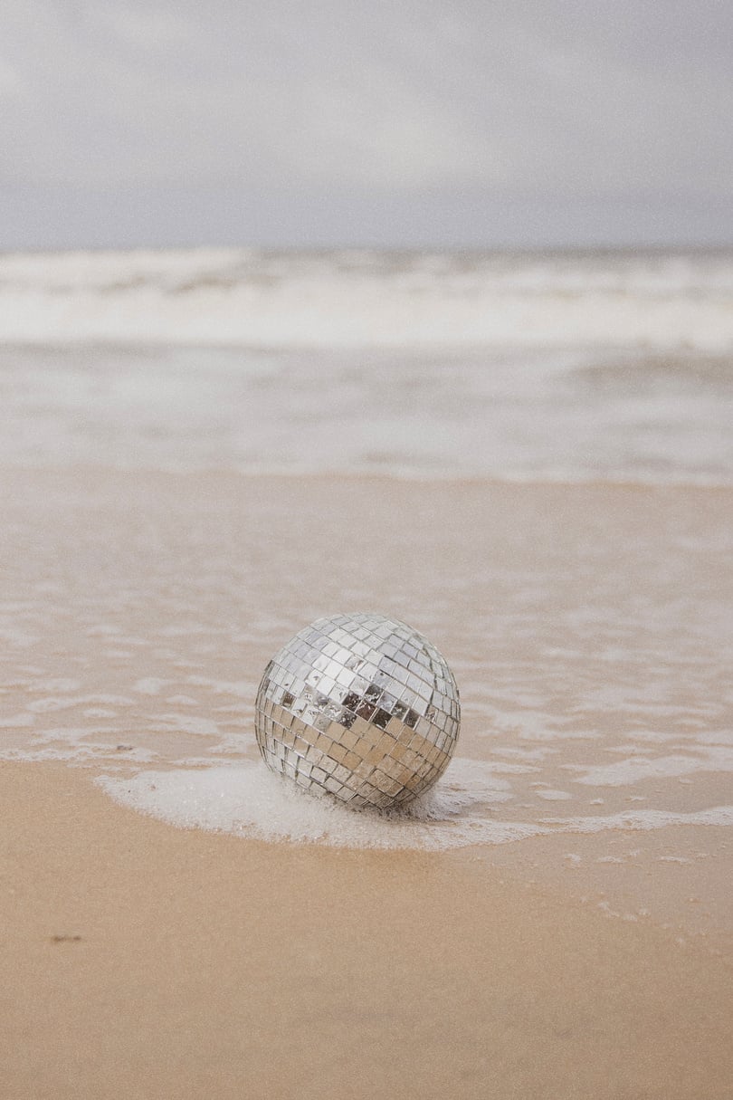 Abandoned Disco Ball Outdoors